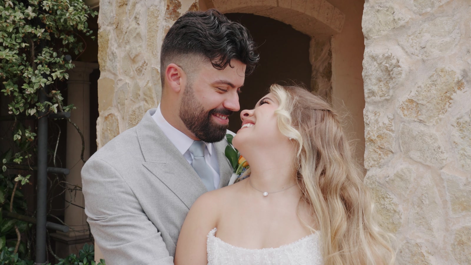 Jeanny + Joel on their wedding day
